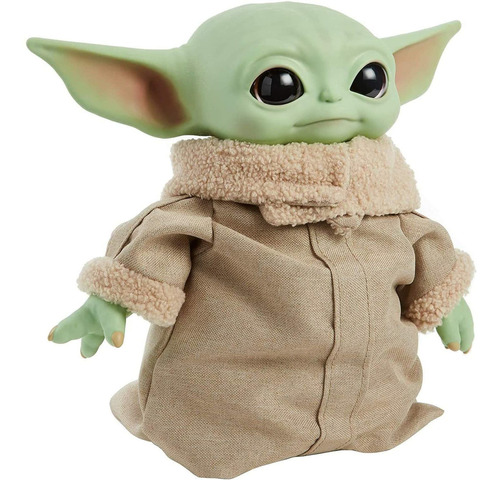 Baby Yoda Mandalorian Peluche Grogu De Mattel Star Wars 28cm