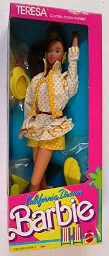 Muñeca Barbie California Dream Teresa Circa 1987  550