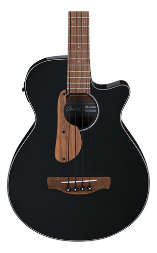 Bajo Electroacústico Ibanez Aegb24e-bkh Negro Brillante
