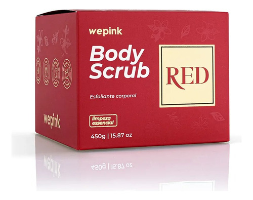 Body Scrub Red Esfoliante Corporal - Wepink Original Frutas Vermelhas