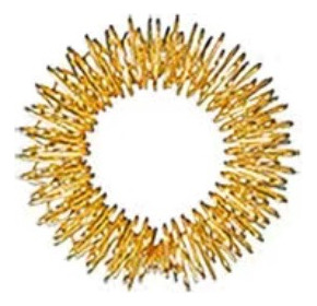 Anillos Sensoriales Acupuntura Reflexología Masaje 20 Pack