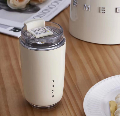 Termo Para Café 320 Ml Acero Inoxidable Smeg Térmico Generic Beige