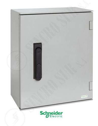 Gabinete Polyester Ip-66 747x536x300mm Schneider Nsyplm75g Color Gris