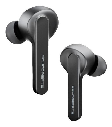 Audífonos in-ear gamer inalámbricos Soundpeats TrueCapsule black con luz LED