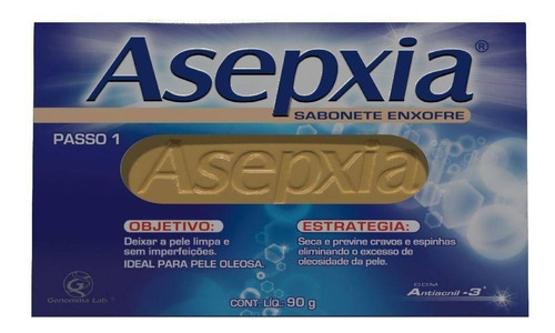 Asepxia Sabonete Enxofre 90gr
