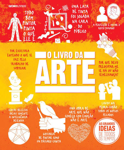 O livro da arte, de Vários. Série As grandes ideias de todos os tempos Editora Globo S/A, capa dura em português, 2019