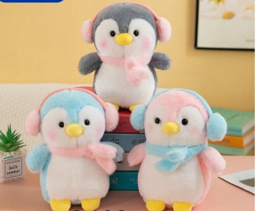 Peluche Pinguino Kawaii / Kiwii Regalos, 22 Cm Aprox.