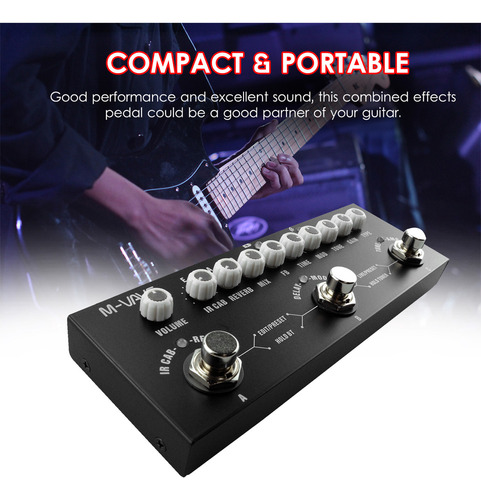- Guitarra Eléctrica Multifuncional Portátil M-vave Cube