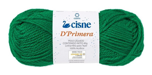 Imagen 1 de 4 de Pack Lanas D´primera Cisne 5 Ovillos X 40 Gs. Total 200 Gs