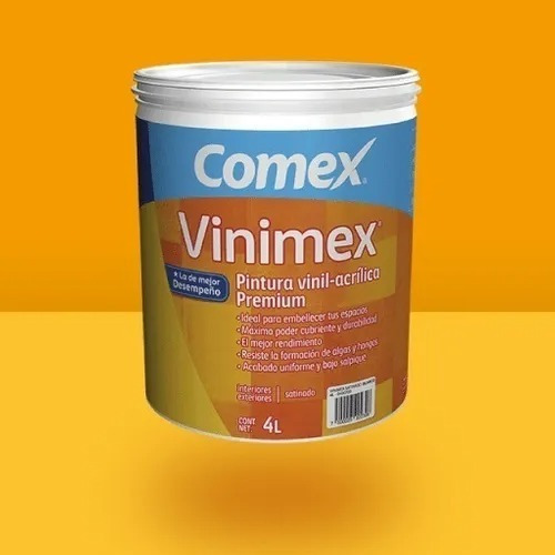 Galón Pintura Satinada Vinimex Comex Colores 100% Lavable