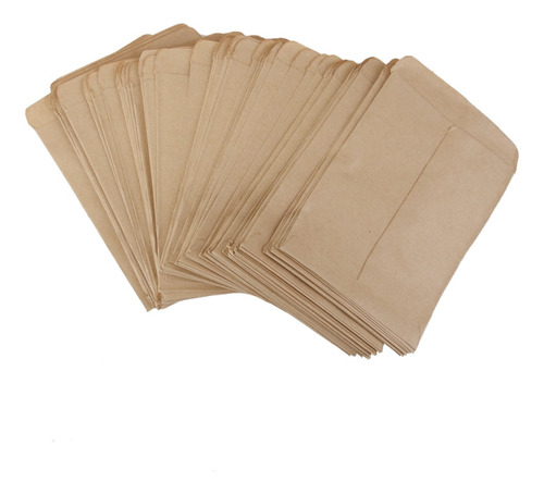 100pcs Kraft Bolsas Adhesivas De Papel De La De Semillas