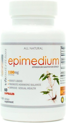 Epimedium 1100mg Extracto De Hierba De Cabra 60 Capsulas