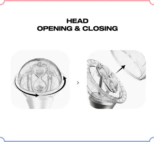 Ateez - Light Stick Oficial, Versão 3, Versão Original, Vers Ver 3