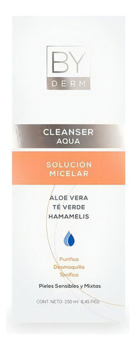 By Derm Clanser Aqua Piel Sensible Solución Micelar 250ml