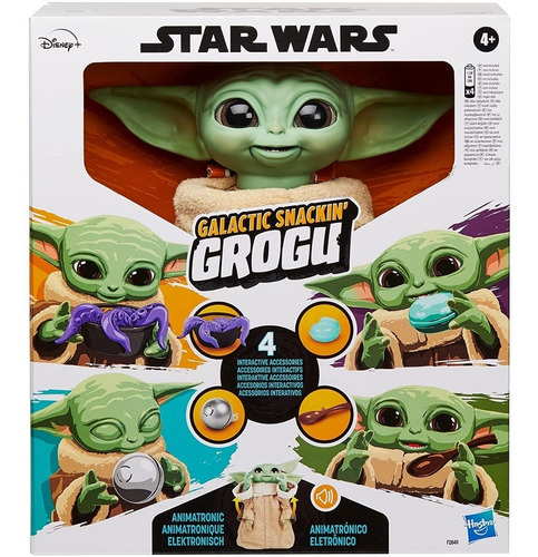 Baby Yoda Star Wars Galactic Snackin Grogu The Mandalorian