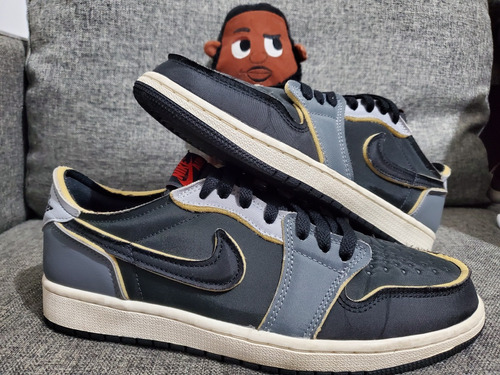 Tenis Jordan Retro 1 Low Smoke 27.5cm Originales Usados Poco