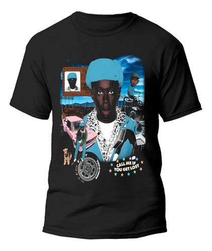 Playera Negra Estampado De Tyler The Creator 100% Algodón 06