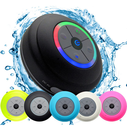 Guppy Bocina Resistente Al Agua Para Regadera Bluetooth Apto