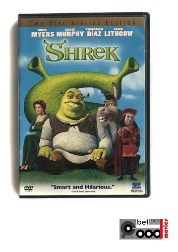 Dvd Película Shrek - 2001 - Como Nueva