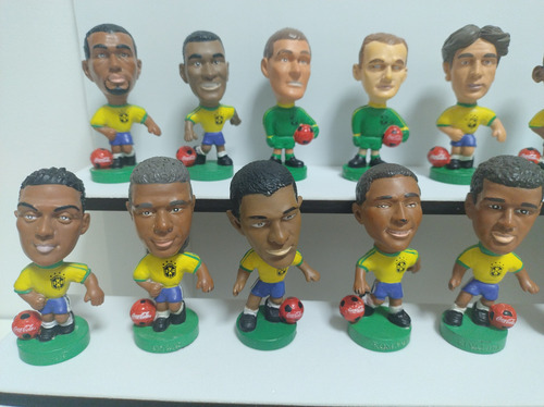 21 Mini Bonecos Seleção Brasileira 1998 Coca Cola (Usado)