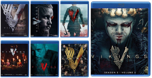 Vikingos Vikings Paquete Temporada 1 2 3 4 5 Blu-ray