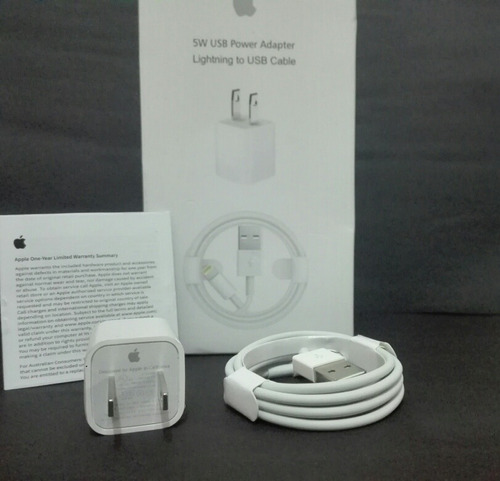 Cargador Apple California iPhone 5s 6s 7 8 X Original