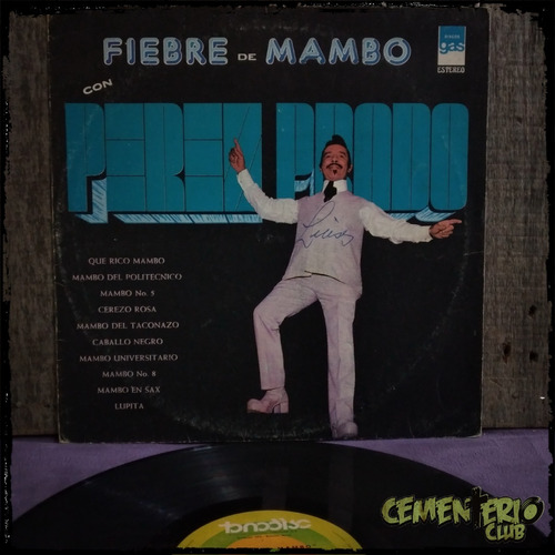 Perez Prado - Fiebre De Mambo - 1980 Arg Vinilo Lp