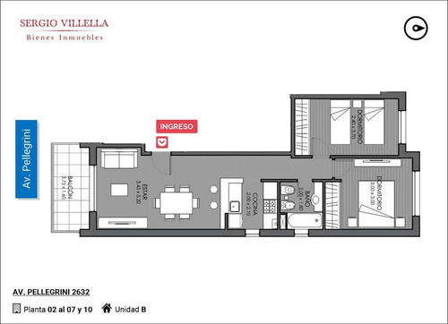 Imagen 2 de 7 de Departamento En Venta De 2 Dormitorios En Rosario