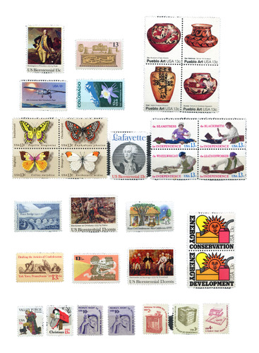 Estados Unidos Sellos Estampillas Usa Año 1977 Mnh