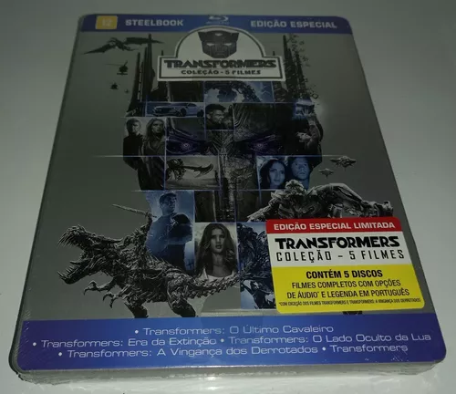 COL. TRANSFORMERS 5 FILMES (BD STEELBOOK