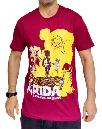 Camisa Arida: Backlands Awakening - Vermelha | Aoca Game Lab