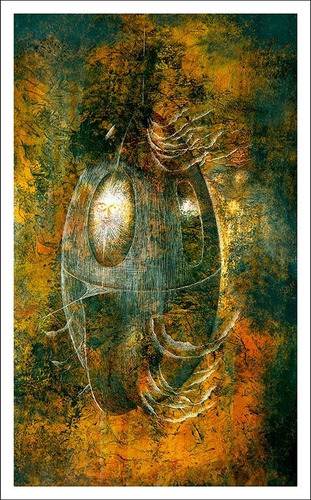 Lienzo Tela Remedios Varo Nave Astral 70x42cm