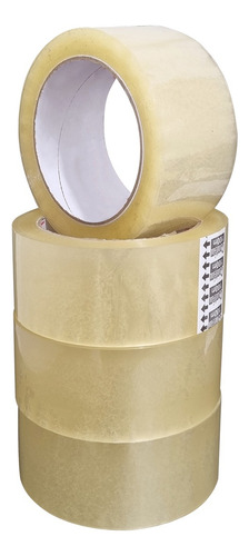 Kit 30 Fita Durex Para Embalar Caixas 45mm X 100m Cor Transparente Liso