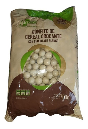 Cereal Bañado En Chocolate Blanco X 700 Grs Argenfrut 