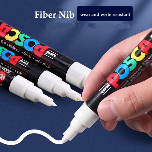 Conjunto De Marcadores Brancos Pc-1m, Caneta De Tinta Acríli