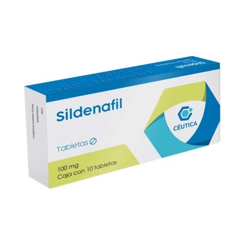 Sildenafil Genérico 100 Mg Con 10 Tabletas
