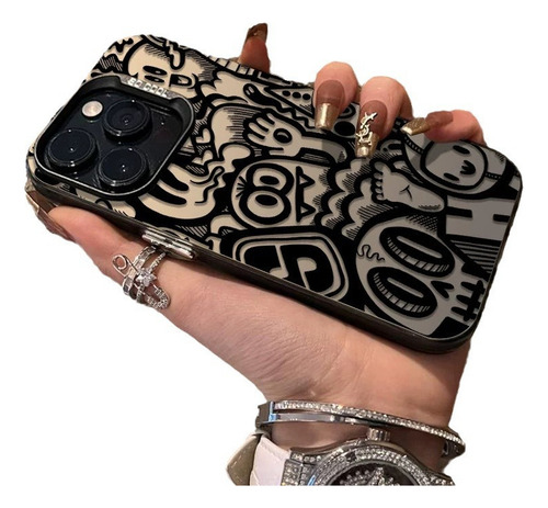 Bffunda Para iPhone De Todos Los Modelos Pequeño Monstruo 0135
