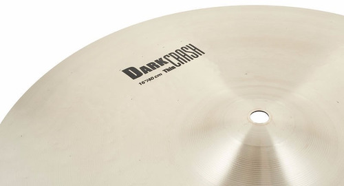 Zildjian K0913 K Dark Medium Thin Crash 16 Platillo Batería