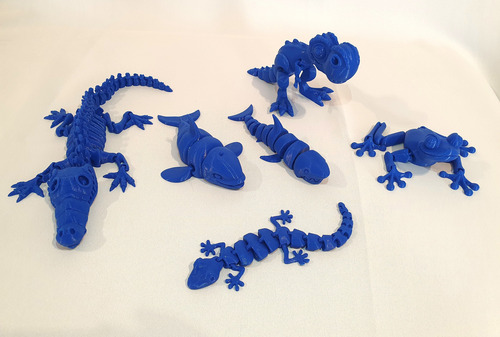 Lagartija Articulada 3d