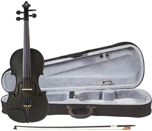 Violín Cremona 4/4 Mod Sv-75 Bk Completo Arco Estuche Pes