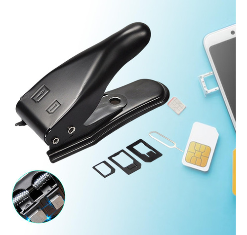 Cómoda Herramienta Para Cortar Tarjetas Sim, 2 En 1, Con