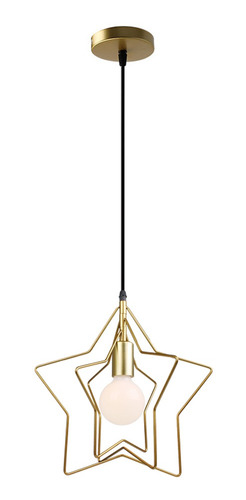 Colgante Lámpara Moderna Estrella 32cm 40w