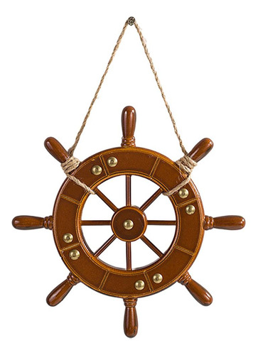 3x Decoración De Pared De Rueda De Barco Colgante De Pared
