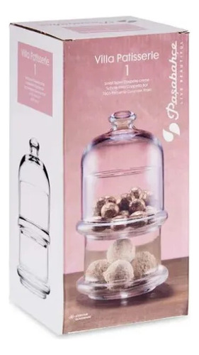 Bomboniere Empilhável Dupla 2x230ml Nuts Doce Bala Chocolate Cor Vidro