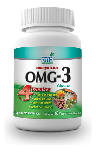 Omg-3 C/60 Cápsulas Cmd / Omega 3, 6 Y 9 