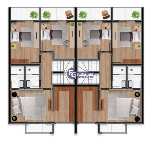 Imagem 5 de 15 de Sobrado À Venda, 118 M² Por R$ 580.000,00 - Cidade Jardim - São José Dos Pinhais/pr - So0172