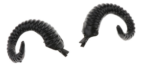 . Disfraz Accesorio Cuernos Oveja Cabra Fauno Cuerno Cosplay