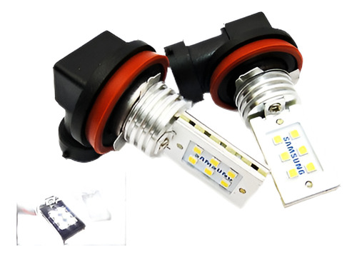 2 X H11 H8 Samsung 12 Smd Led Alta Potencia Para Audi Niebla