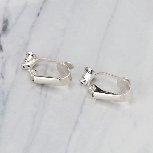 1 Par De Convertidores De Aretes De Aro Con Clip, Sin Perfor