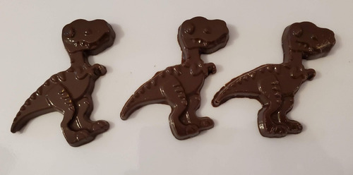 Imagen 3 de 4 de Molde Bwb Dinosaurios Para Chocolate / Lauacu